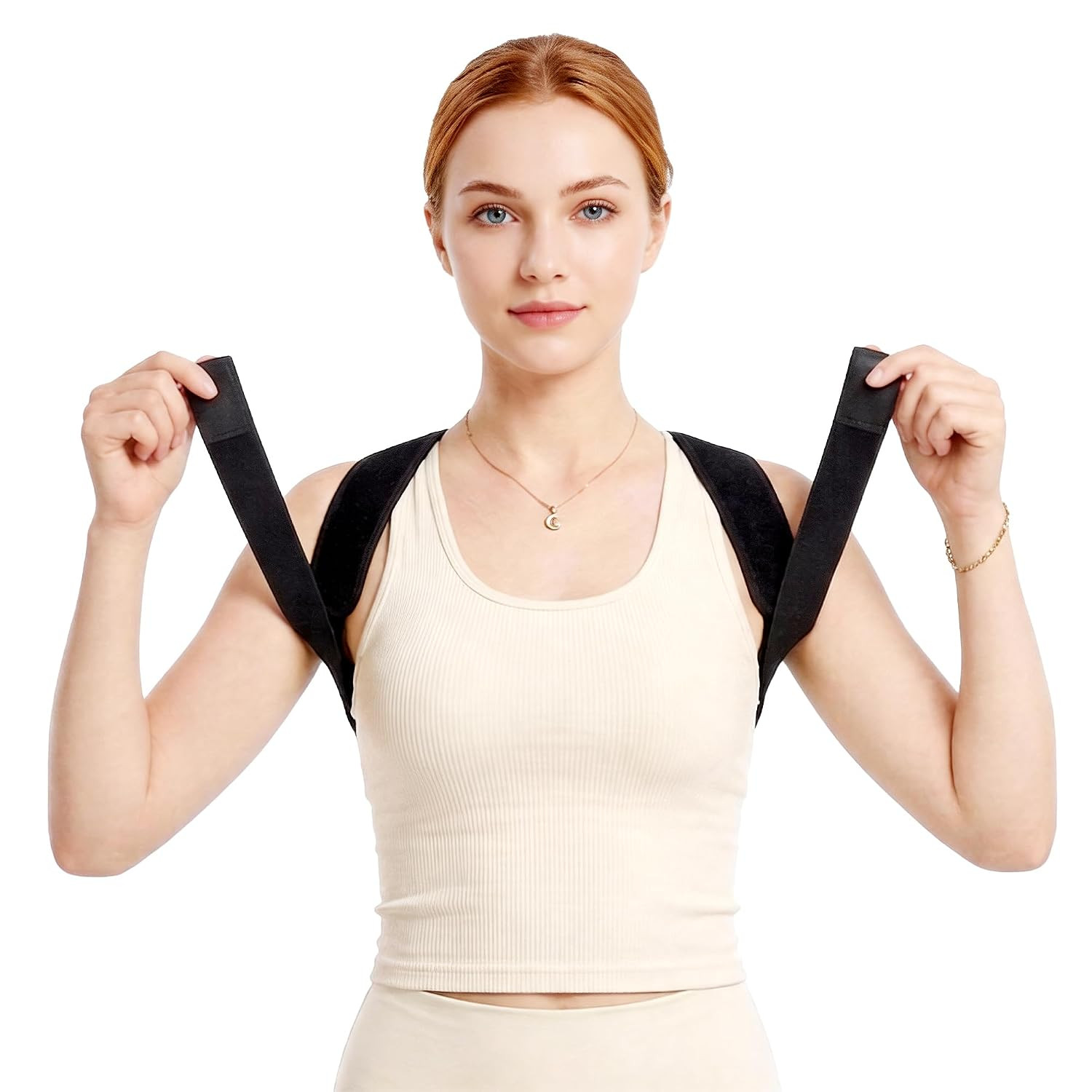 Posture Corrector for Men Women Adjustable Back Shoulder Neck Support Brace