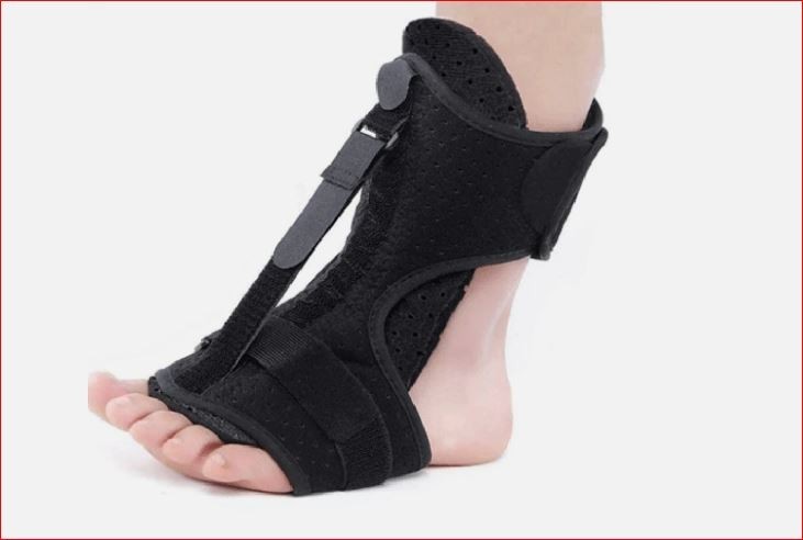 Plantar Fasciitis Night Splint Adjustable Foot Drop Ankle Brace Support Toe Pain