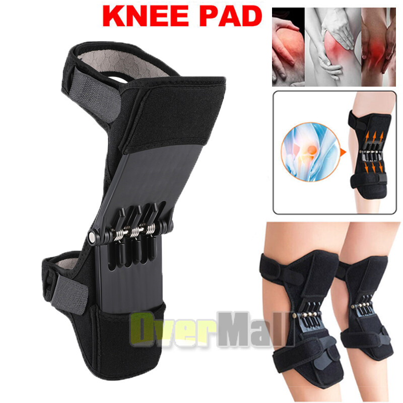 2 Pcs Joint Support Brace Knee Pads Booster Lift Squat Sports Power Spring Force