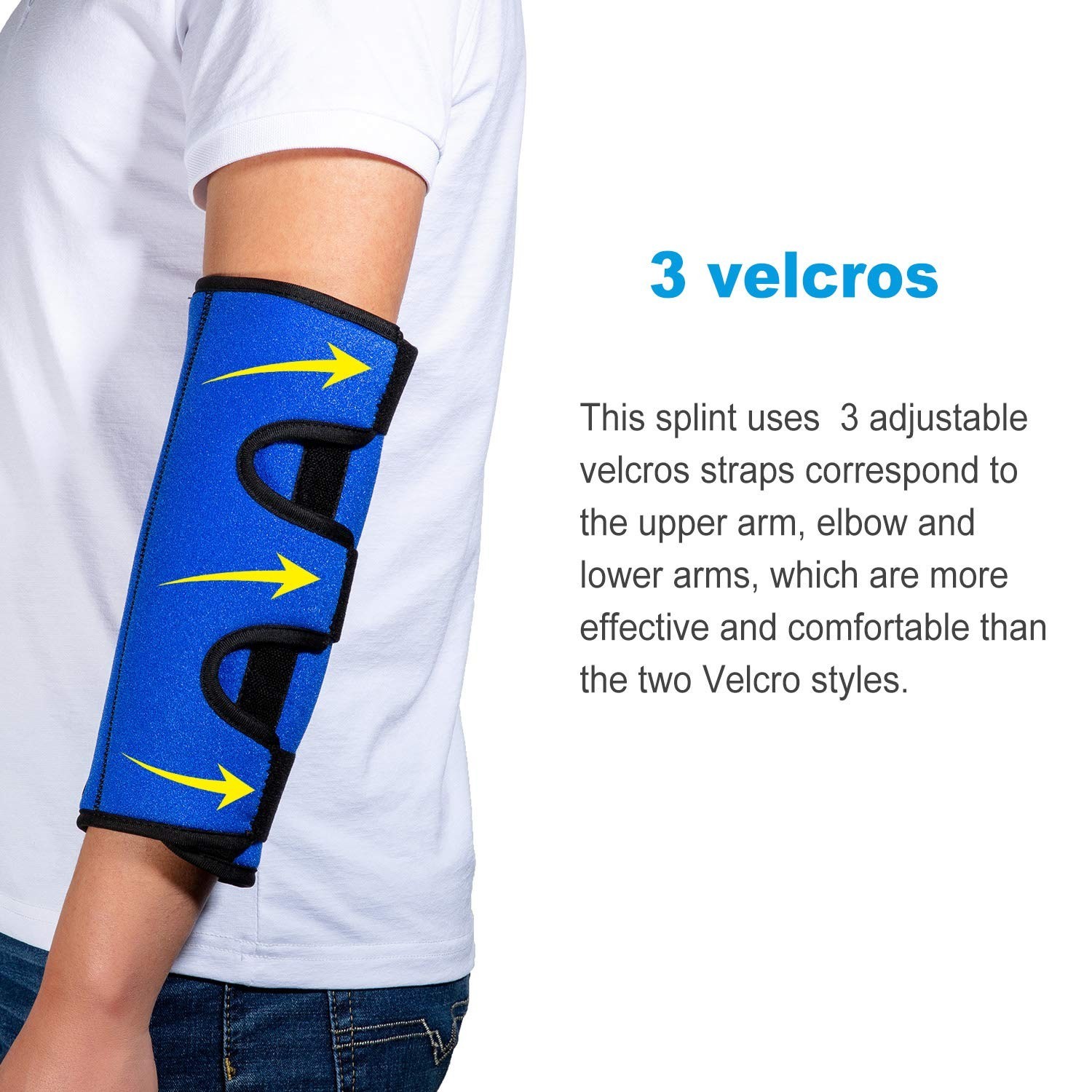 L/XL Elbow Brace for Cubital Tunnel Syndrome Splint for Arthritis Pain Relief