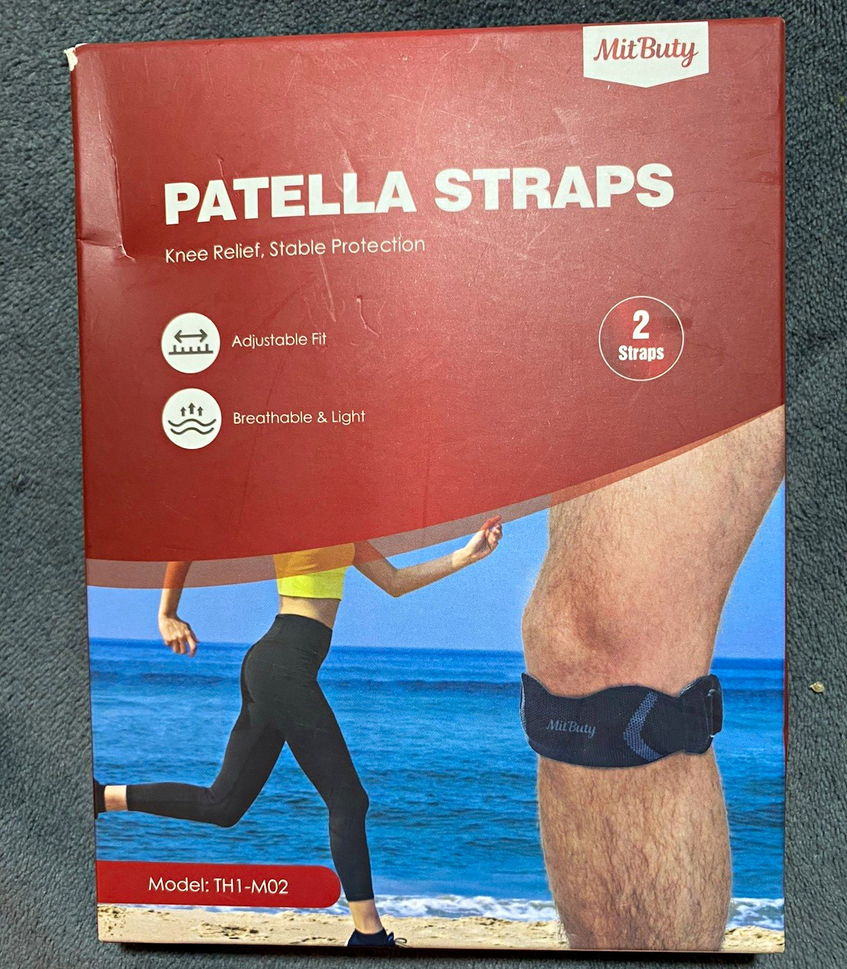 MitButy Knee Patella Strap Brace Stabilizing THJ-M02 25-46cm