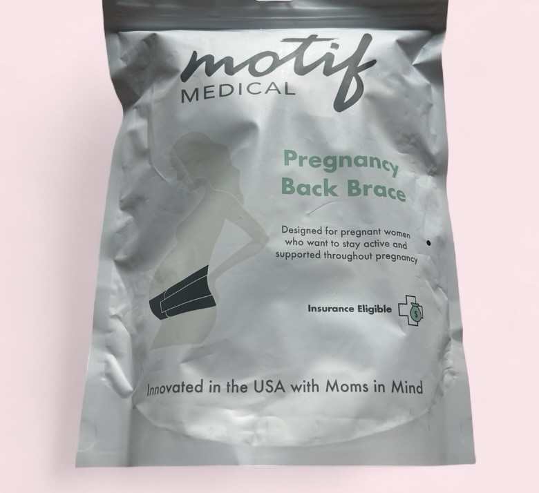 Motif Medical Pregnancy Back Brace, designed to relieve pressure
