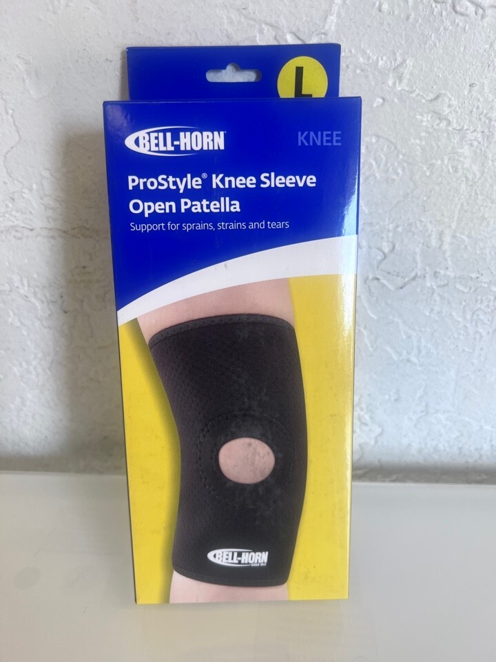 Bell-Horn ProStyle Knee Sleeve Open Patella, Black Size Large