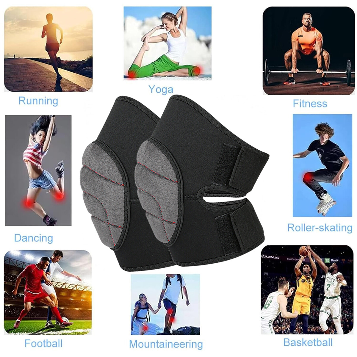 Knee Pads Knee Guards Soft Breathable Knee Pad for Men Women Work Knee Protector
