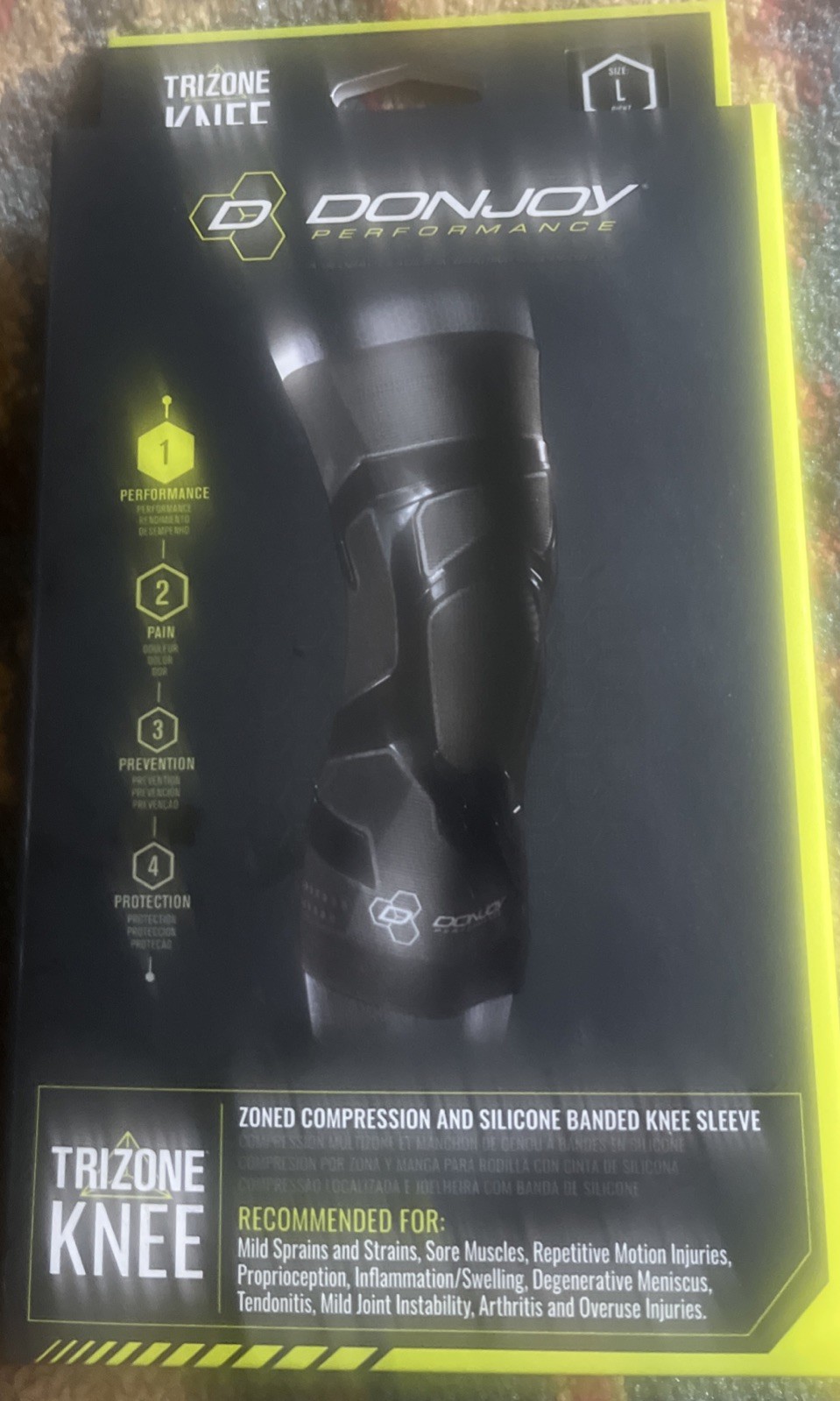 DonJoy Performance TriZone Knee Support Sleeve