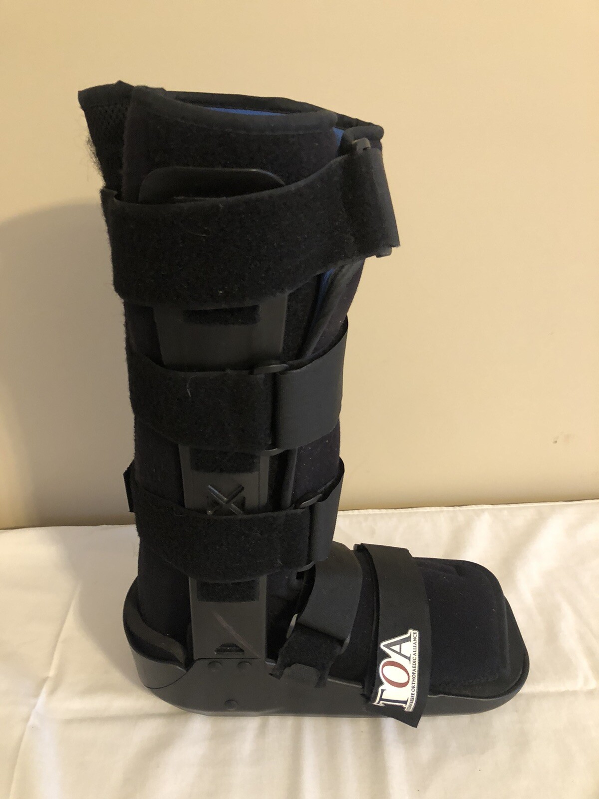 BREG Walking Boot Medical High Top Ankle Foot Surgery Brace SZ Large