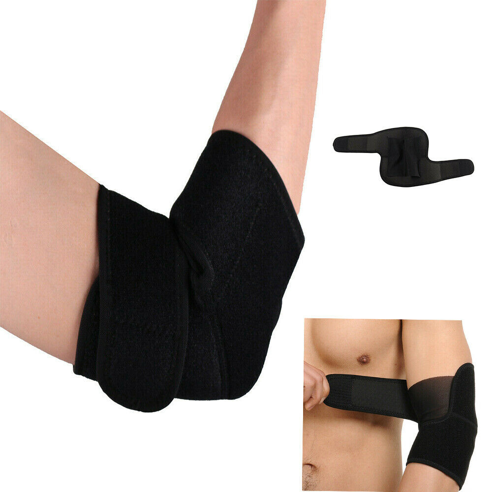 Compression Elbow Sleeve Brace Wrap Support Arthritis Tendonitis Pain Relief US