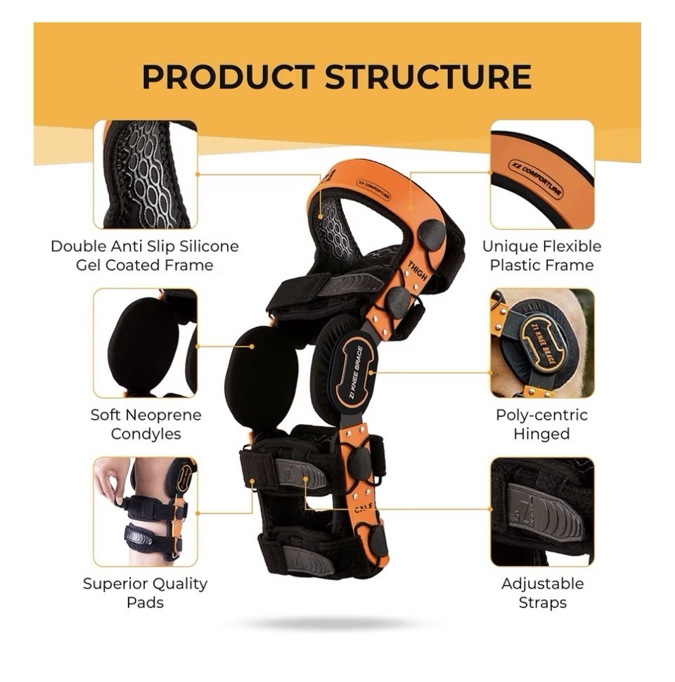 🔥Z1 K2 Knee Brace Ideal-Prevention PCL ACL MCL LCL/Meniscus Tear/OA SA-Sz S18