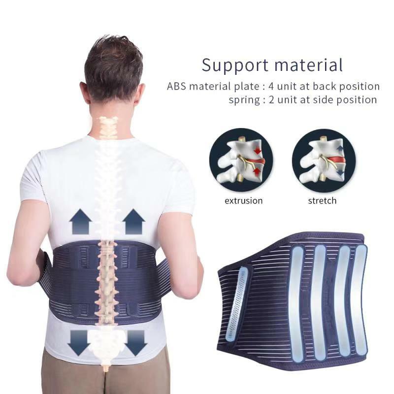 LEAMAI Adjustable Unisex Lumbar Brace Belt Lower Back Pain Relief