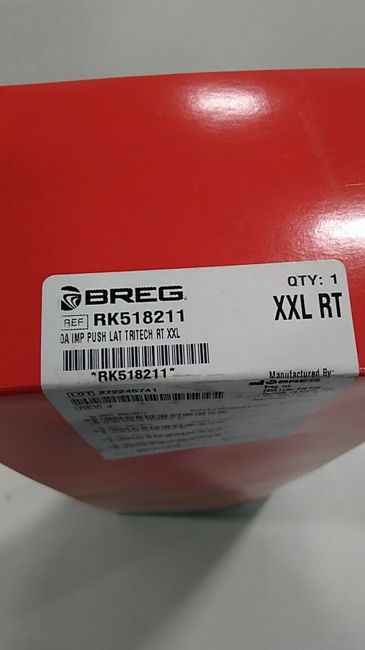 BREG ‘RK518211 Oa Impulse – Push Brace, Lateral Oa, Right, XXL NEW IN BOX