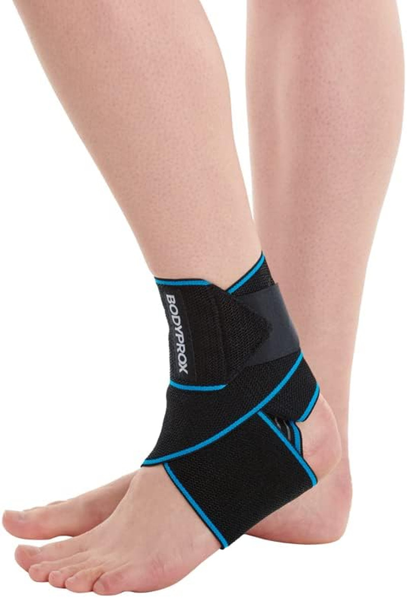 Ankle Support Brace 2 Pack – Adjustable Compression Wrap, One Size, Men & Women