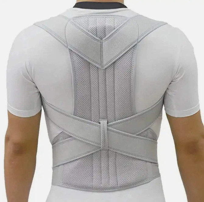 Adjustable Posture Corrector Low Back Support Shoulder Brace Belt for Men Women