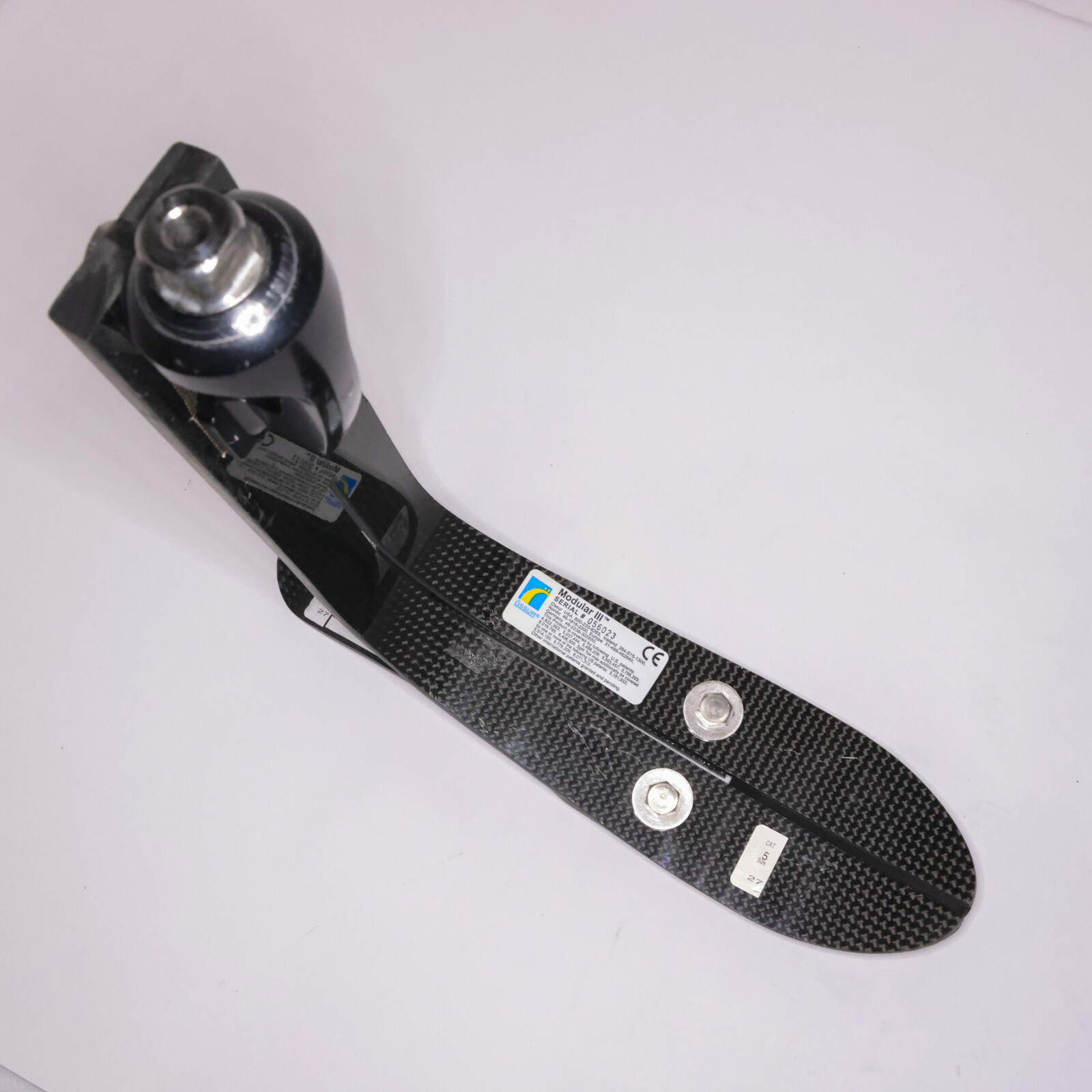OSSUR MODULAR III HIGH PROFILE PROSTHETIC FOOT PYRAMIDAL Ht=9.8″ Sz 27 CAT 5L