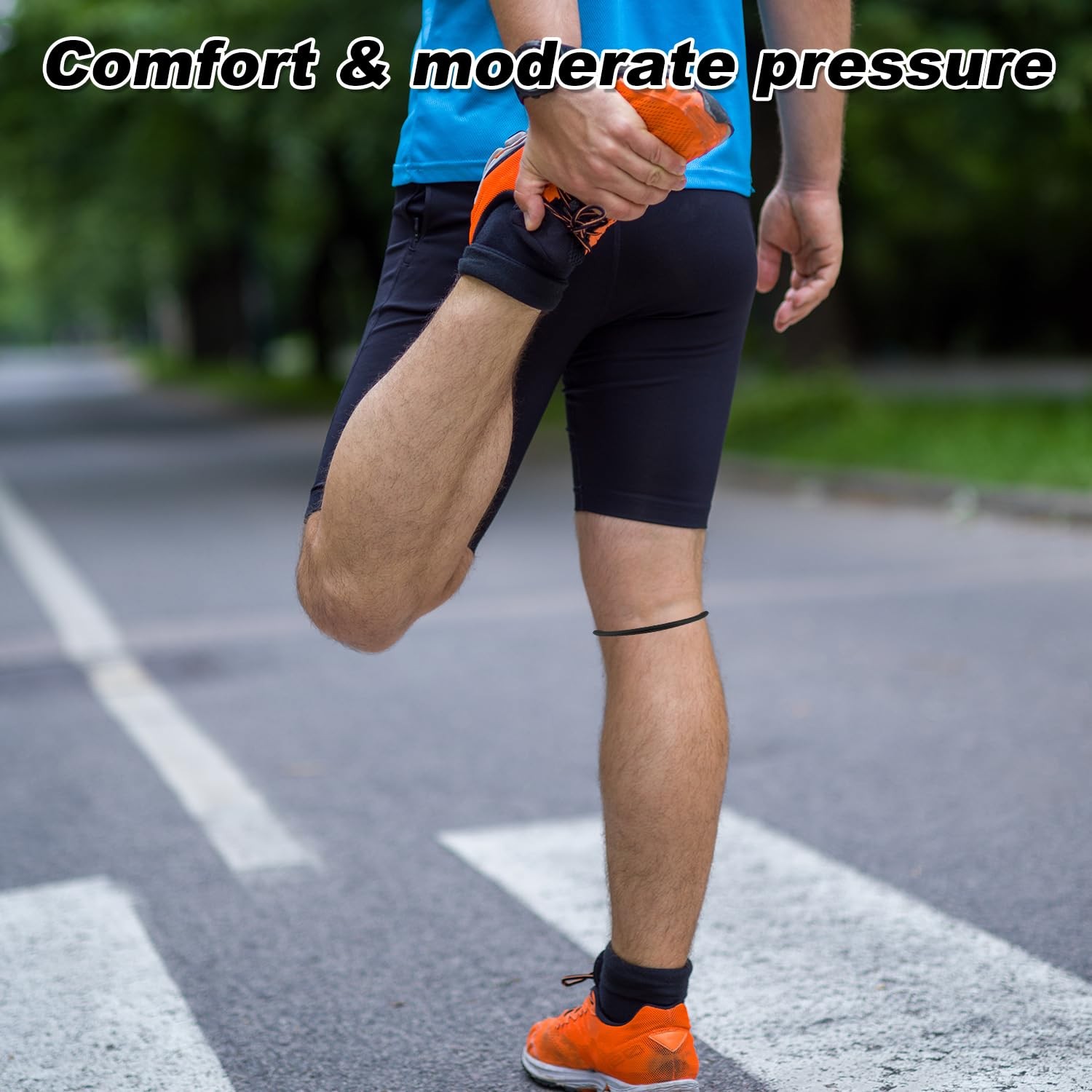 Patellar Tendon Support Strap Knee Band Silicone