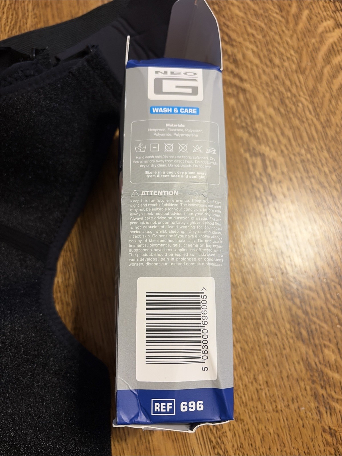 NEO G EASY-FIT SHOULDER SUPPORT UNIVERSAL SIZE LEFT OR RIGHT ARM NEW-OPEN BOX