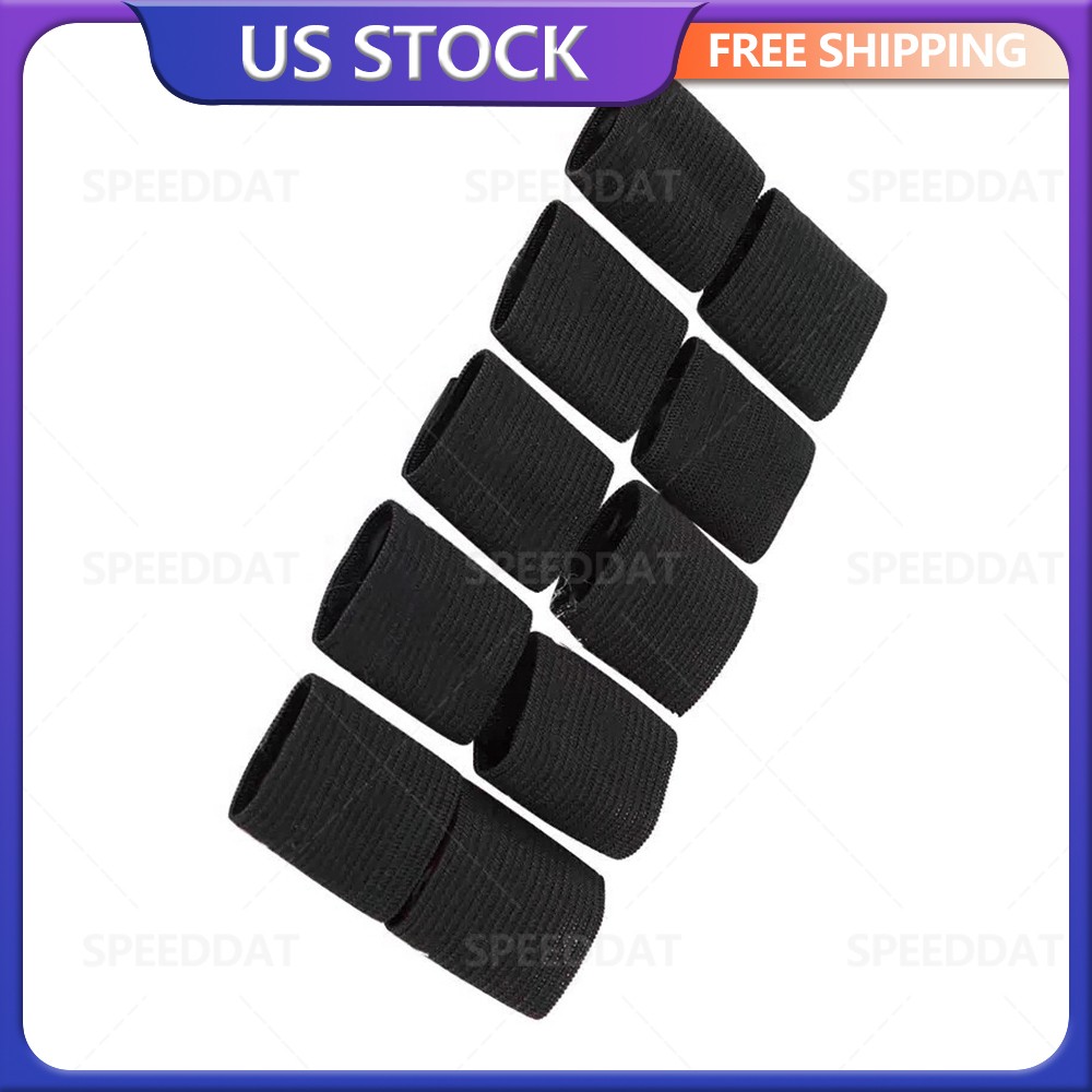 10 Pcs Finger Sleeve Compression Supports Protectors Thumb Brace Finger Sleeves