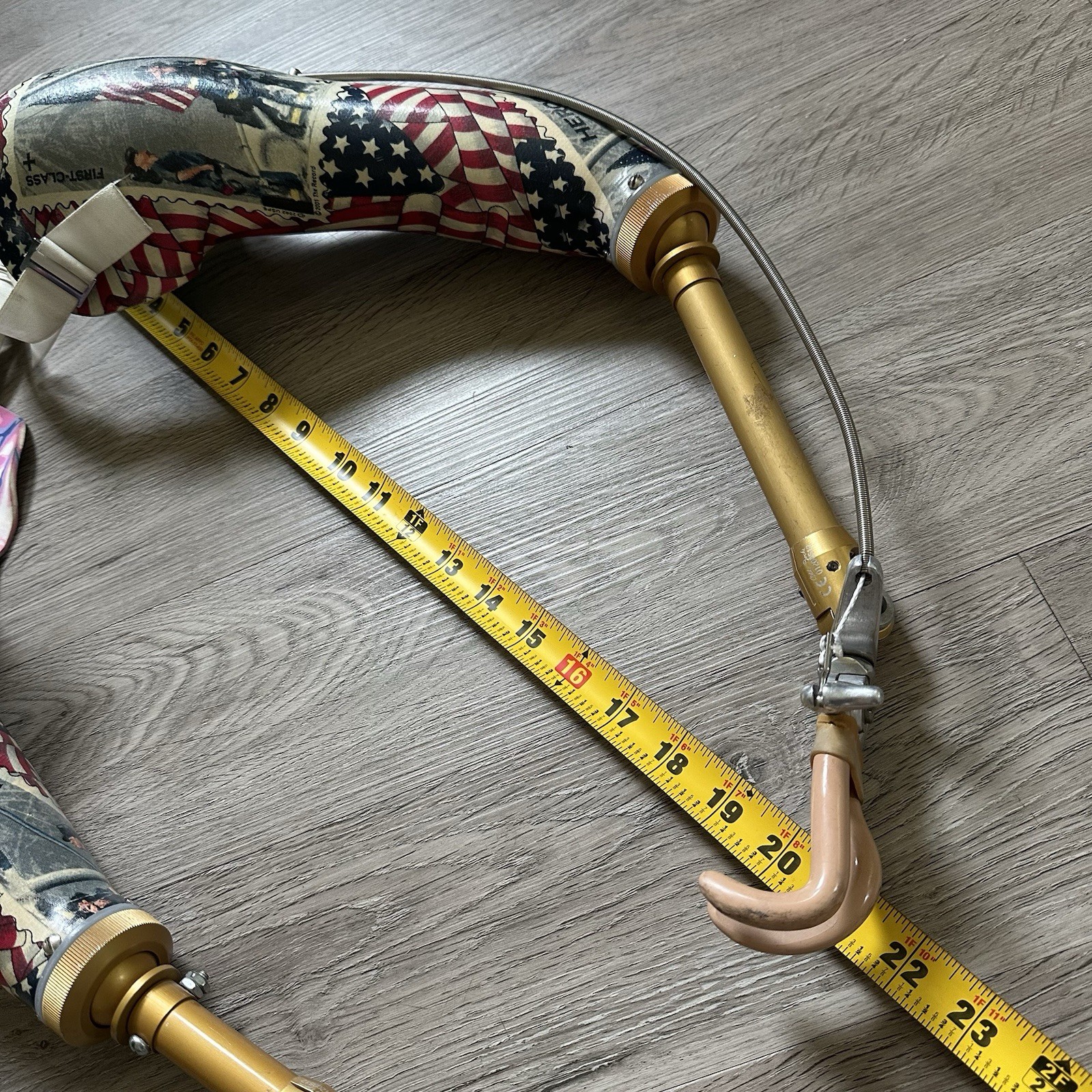 Vintage Patriotic Arm Prosthetics with Dorrance USA Hooks Arms – Left/Right