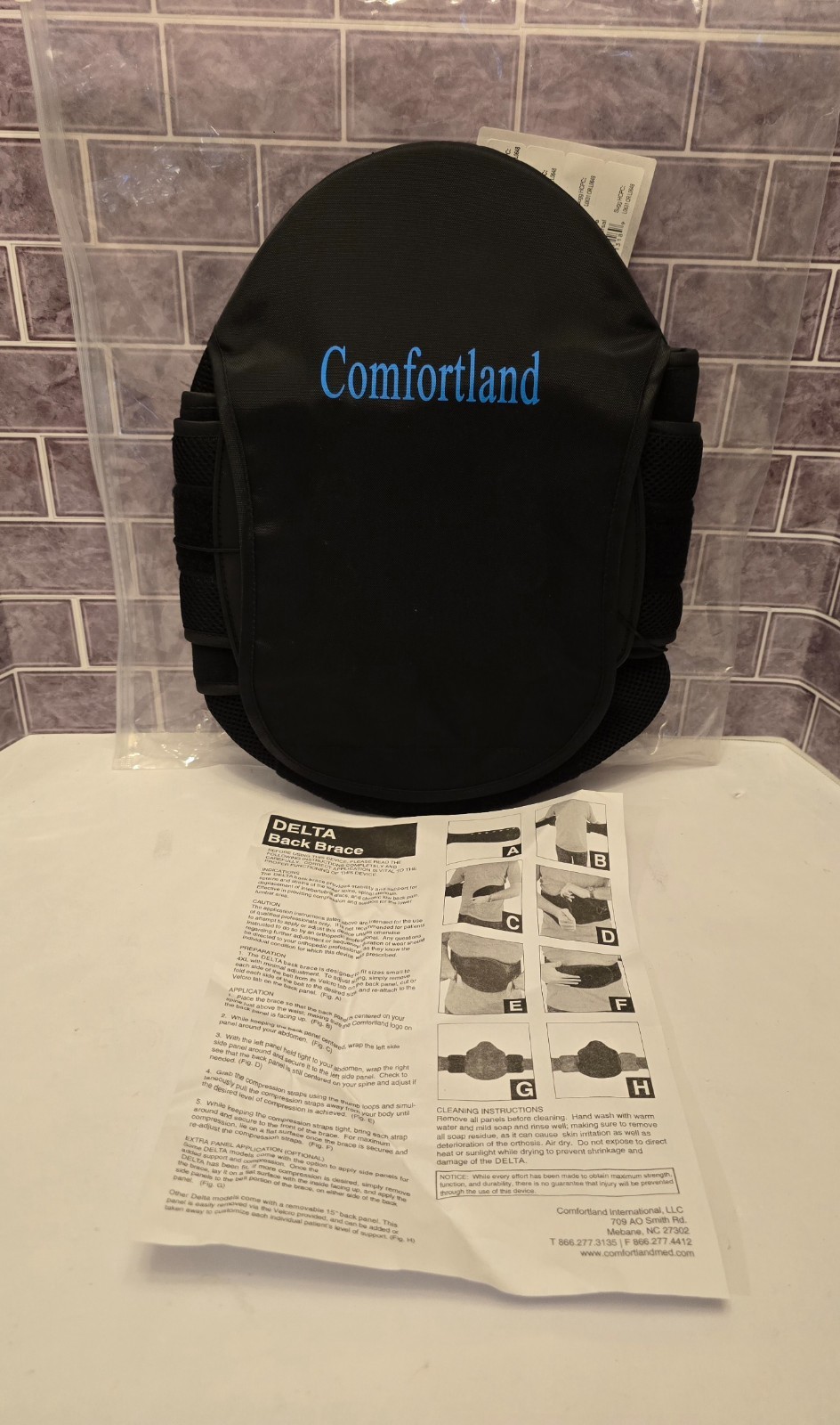 Delta LSO Back Brace DL-31 *Brand New*