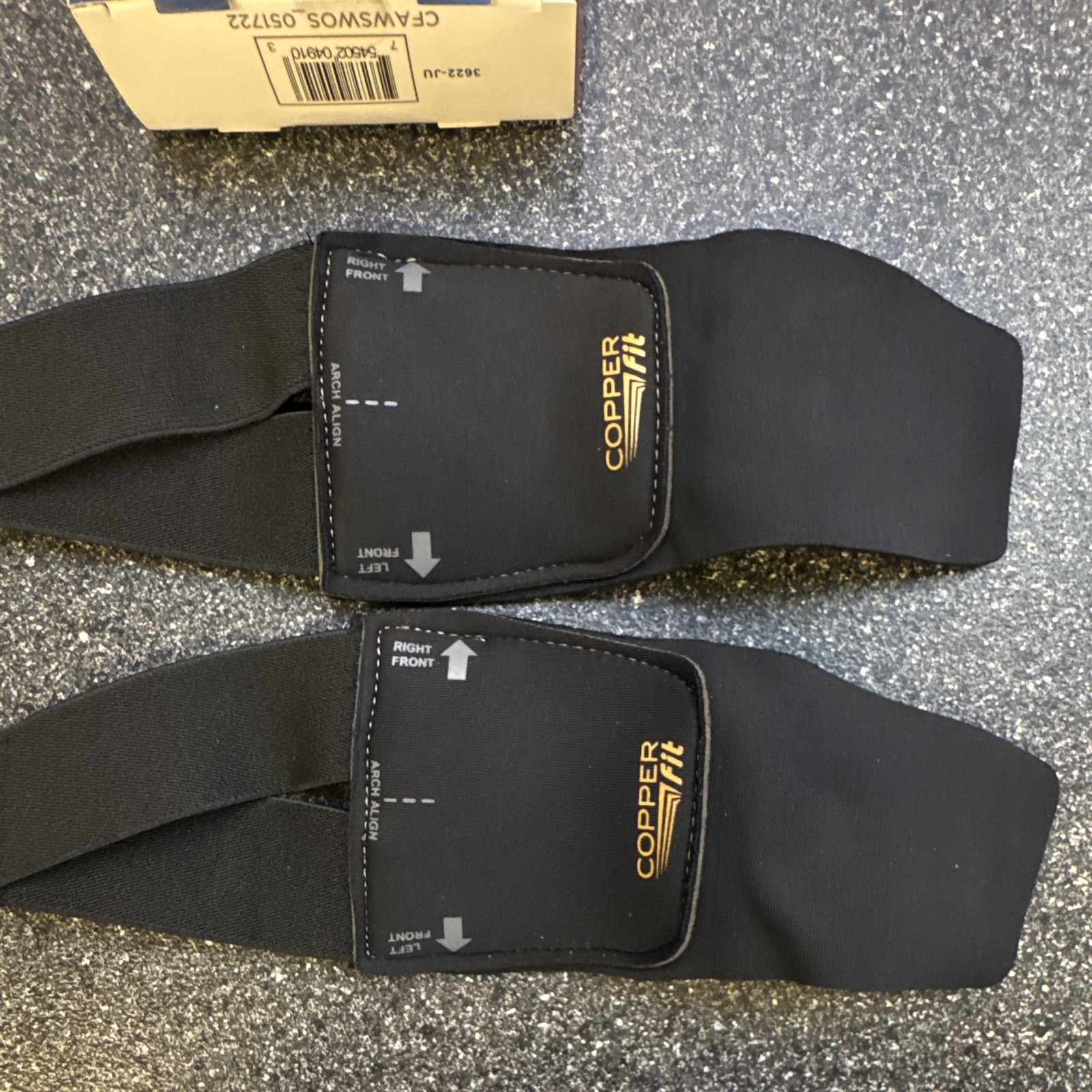 Copper Fit Arch Relief Plus Arch Wrap Foot Support Compression Plantar Fasciitis
