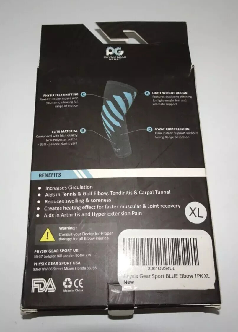 Physix Gear Compression Elbow Support XL