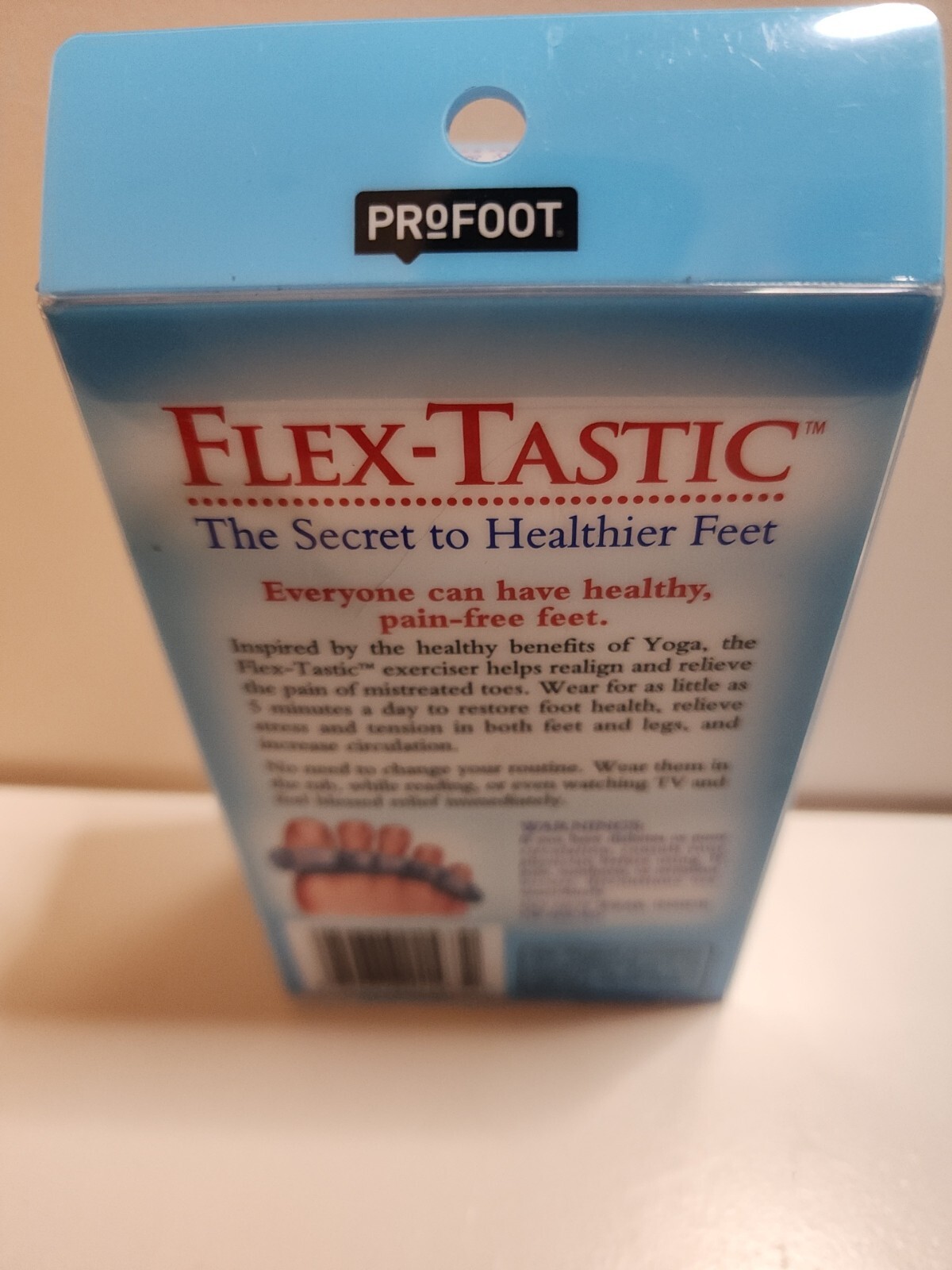 New Profoot Flex-Tastic Toe Relaxers One Size 2 pc healthy feet 2 toe relaxers