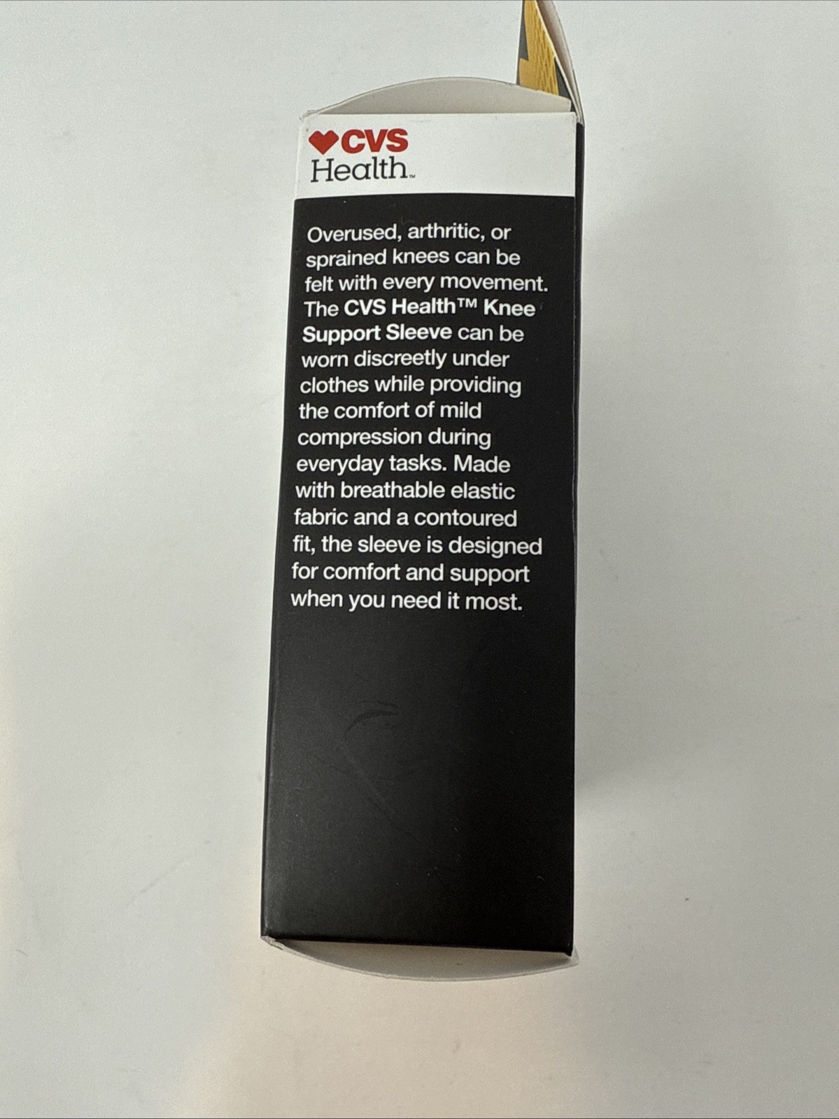 CVS Health Knee Support Sleeve Mild Compression GRAY SIZE MEDIUM