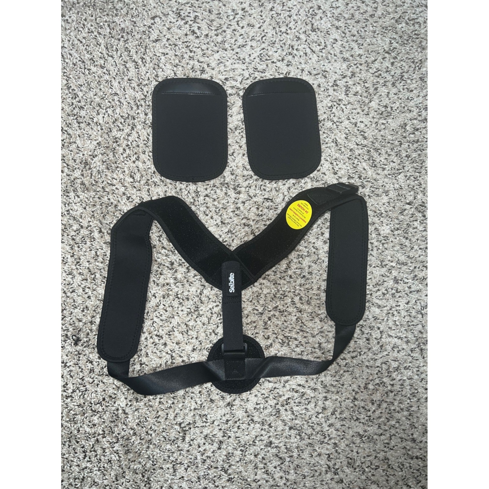 Selbite Posture Corrector SBD-003 Adjustable Back Support Brace Black Universal