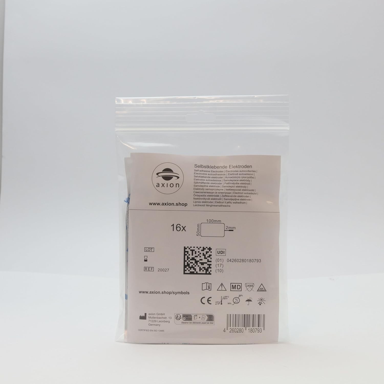 16 Large TENS Unit Electrode Pads 4×2” – Pads with 2mm Pin Connector Lead Wi…
