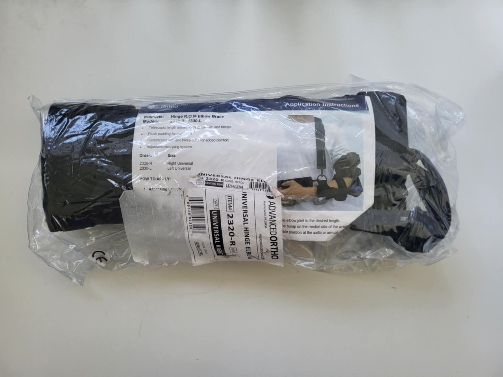 Advanced Ortho Universal Hinge Elbow – Right 2320-R Brand NEW