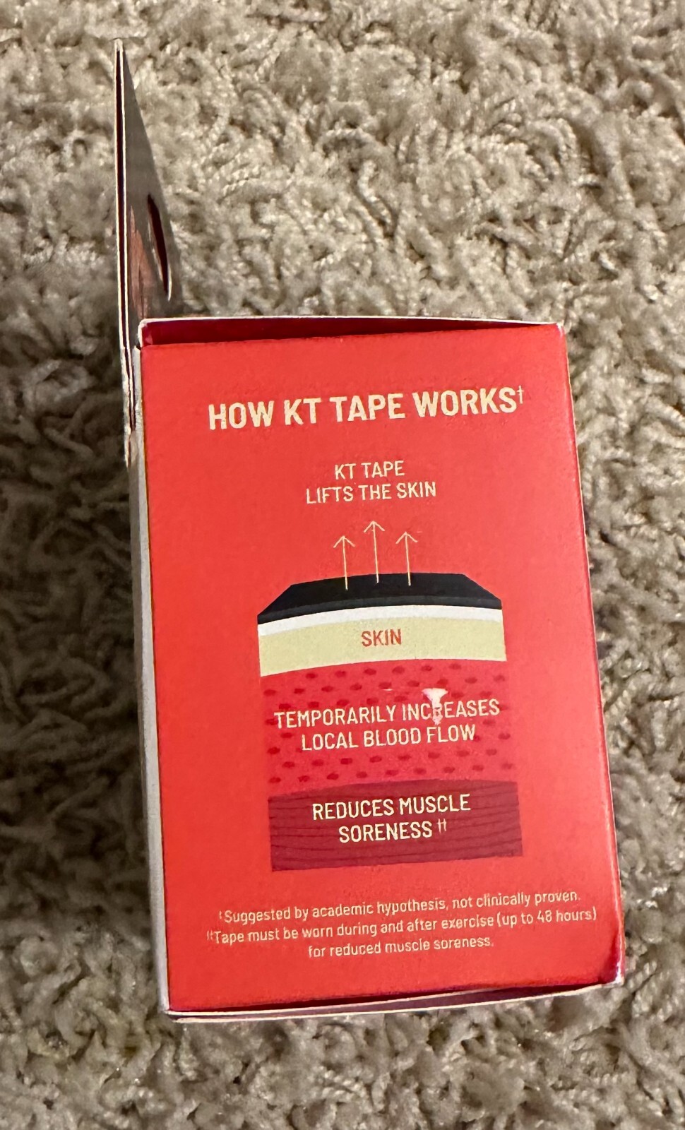 KT Tape Original Precut Athletic Tape 20 Strips 10 Inch