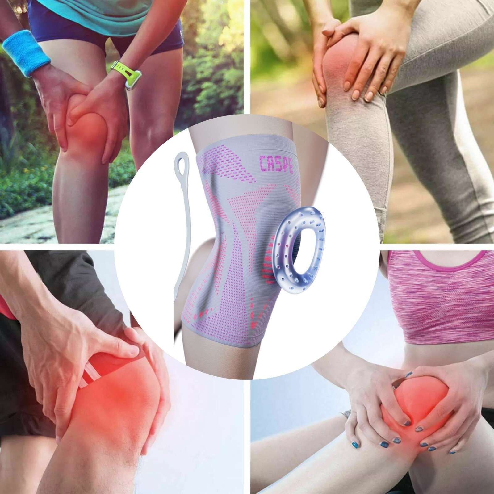 Knee Brace Compression Support Patella Meniscus Sport Joint Pain Gifts for Women