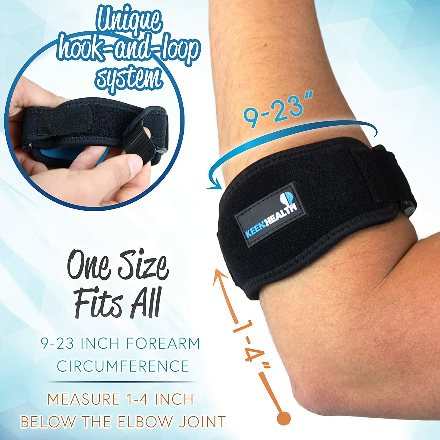 Adjustable Tennis Elbow Brace Support Arthritis Arm Joint Wrap Strap Compression