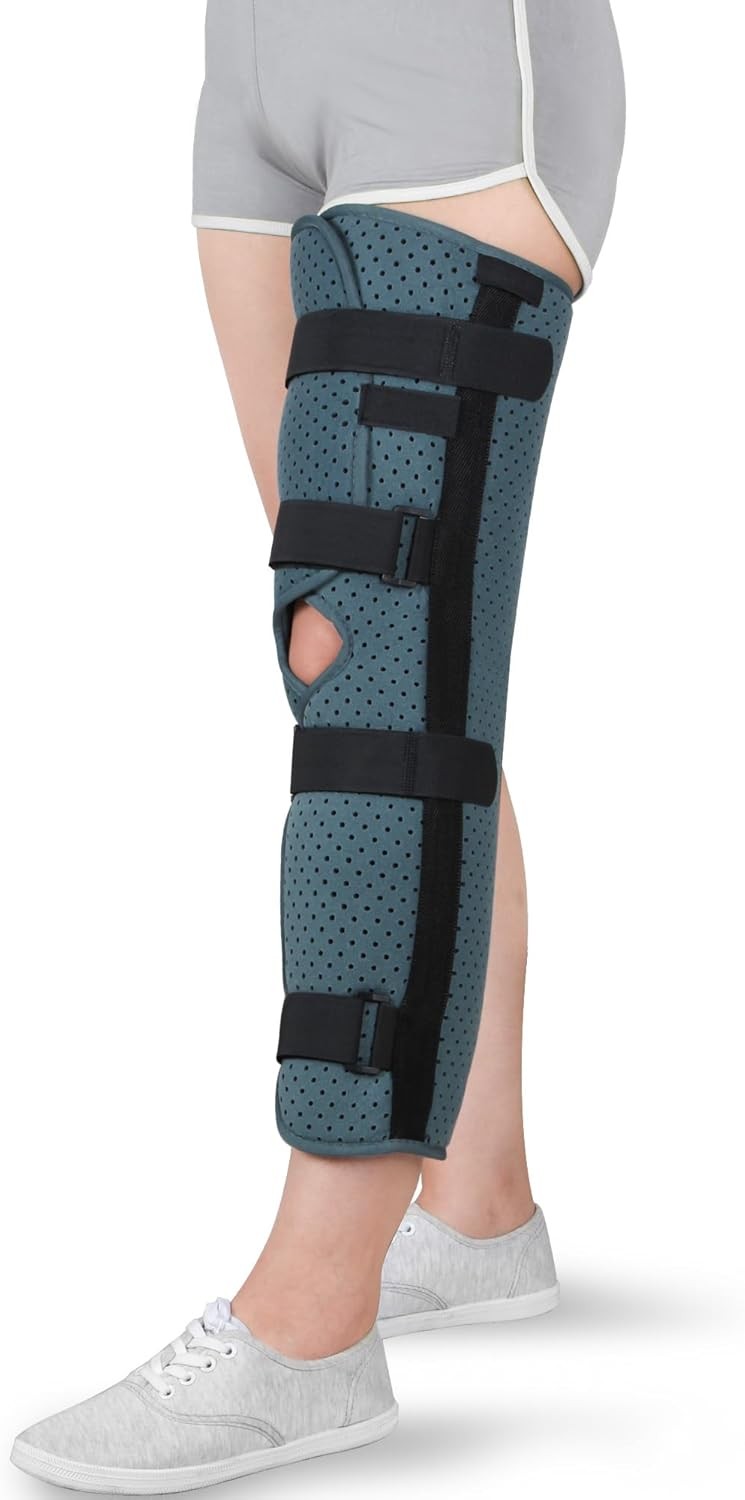 NIdreamCE Knee Immobilizer Leg Brace Stabilizer Post Surgery Recovery Fracture