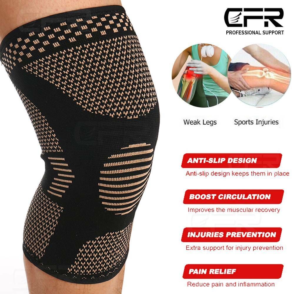 Cooper Knee Support Braces Compression Pad Sleeve Fitness Running Arthritis CFR