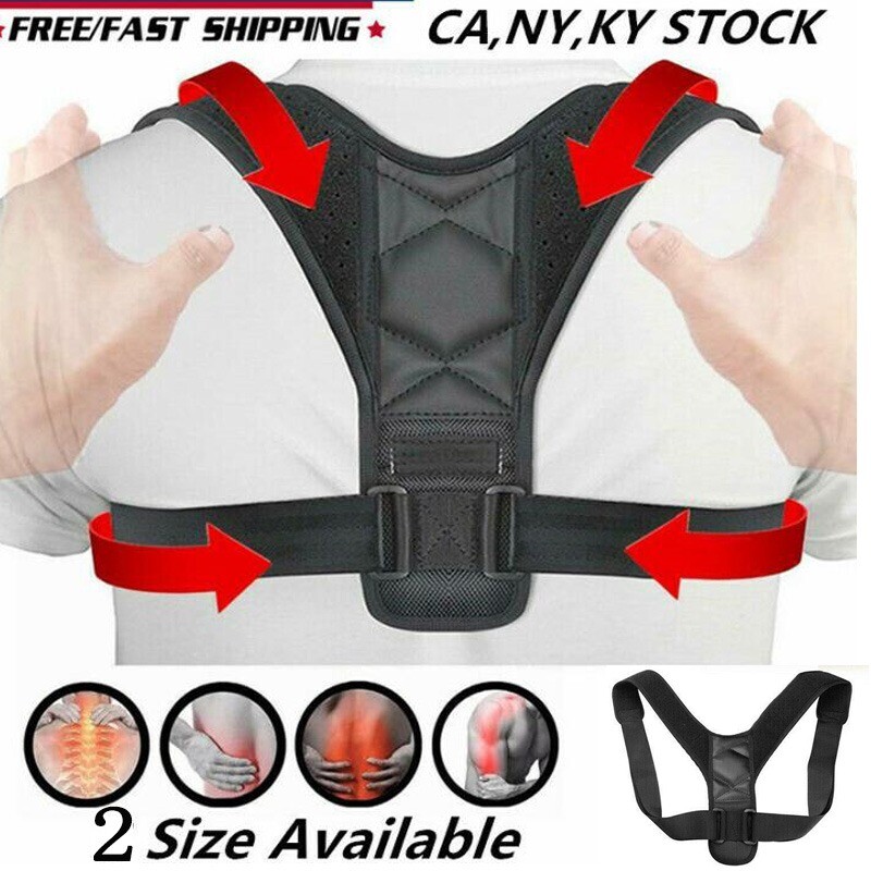 1x Womens/Mens PRO Posture Corrector Kyphosis Brace Breathable Humpback Fix Belt