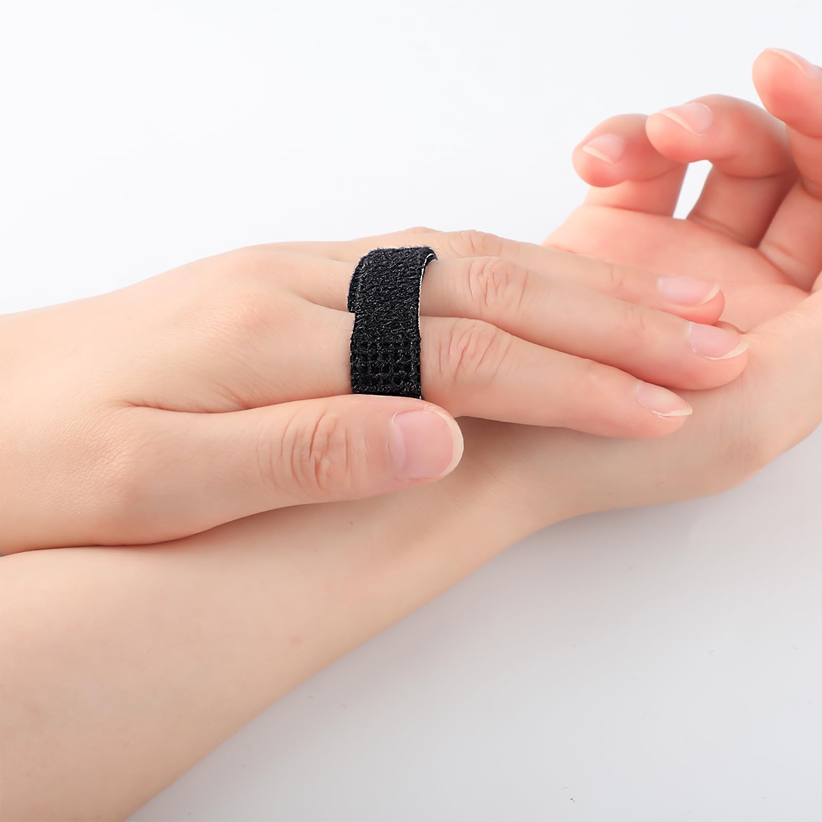 20 Pcs Adjustable Finger Buddy Tape Straps – Padded Wraps for Injured Fingers, W