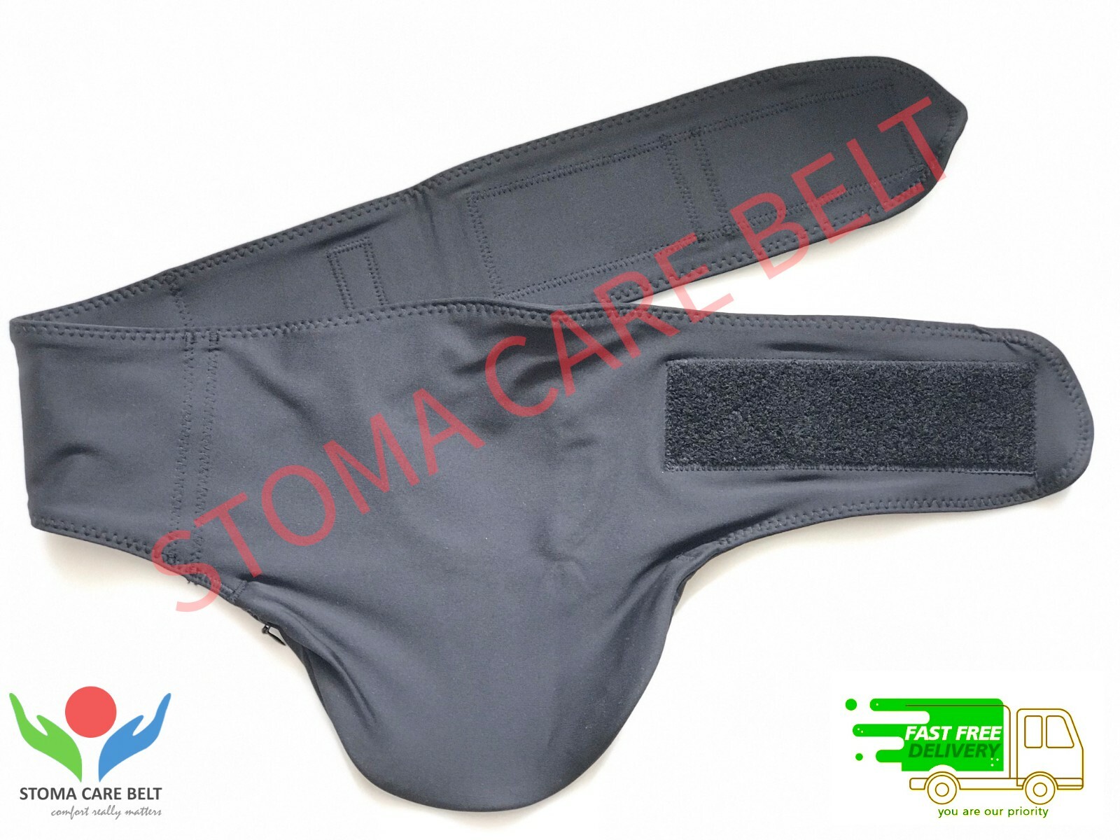 *ORIGINAL* VERTICAL Stoma Belt- Ostomy Belt- ileostomy Belt-Stoma Support Belt