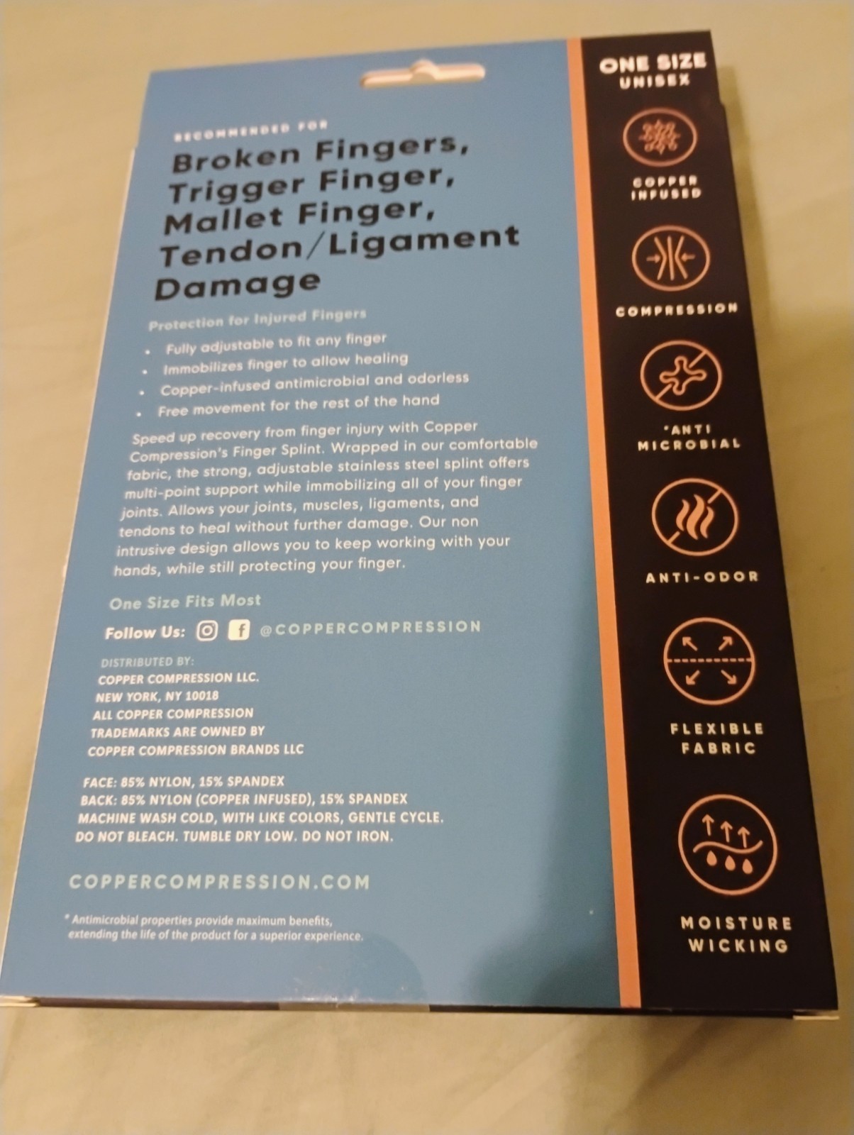 Fingir Splint – Cooper Compression
