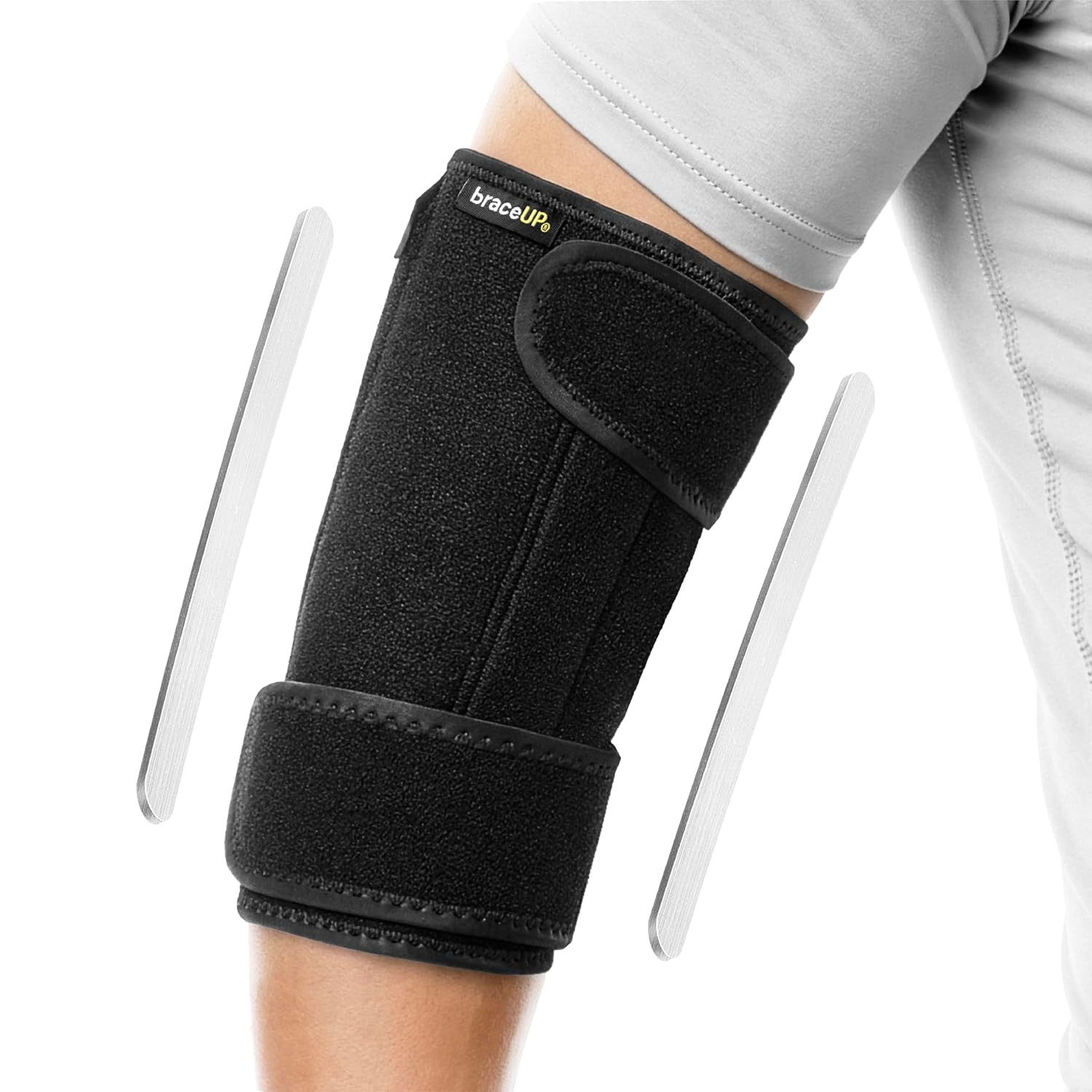 Elbow Brace with Metal Splints – Adjustable Support for Cubital Tunnel Syndro…