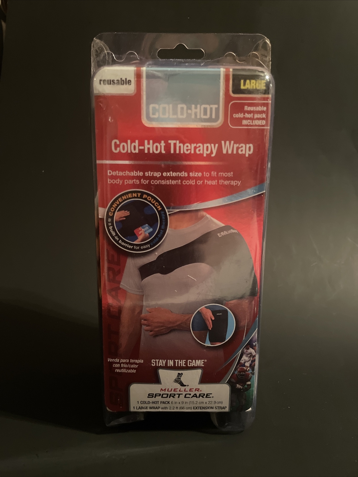 MLR Cold/Hot Therapy Wrap, Black, Large New Open Package Never Used!
