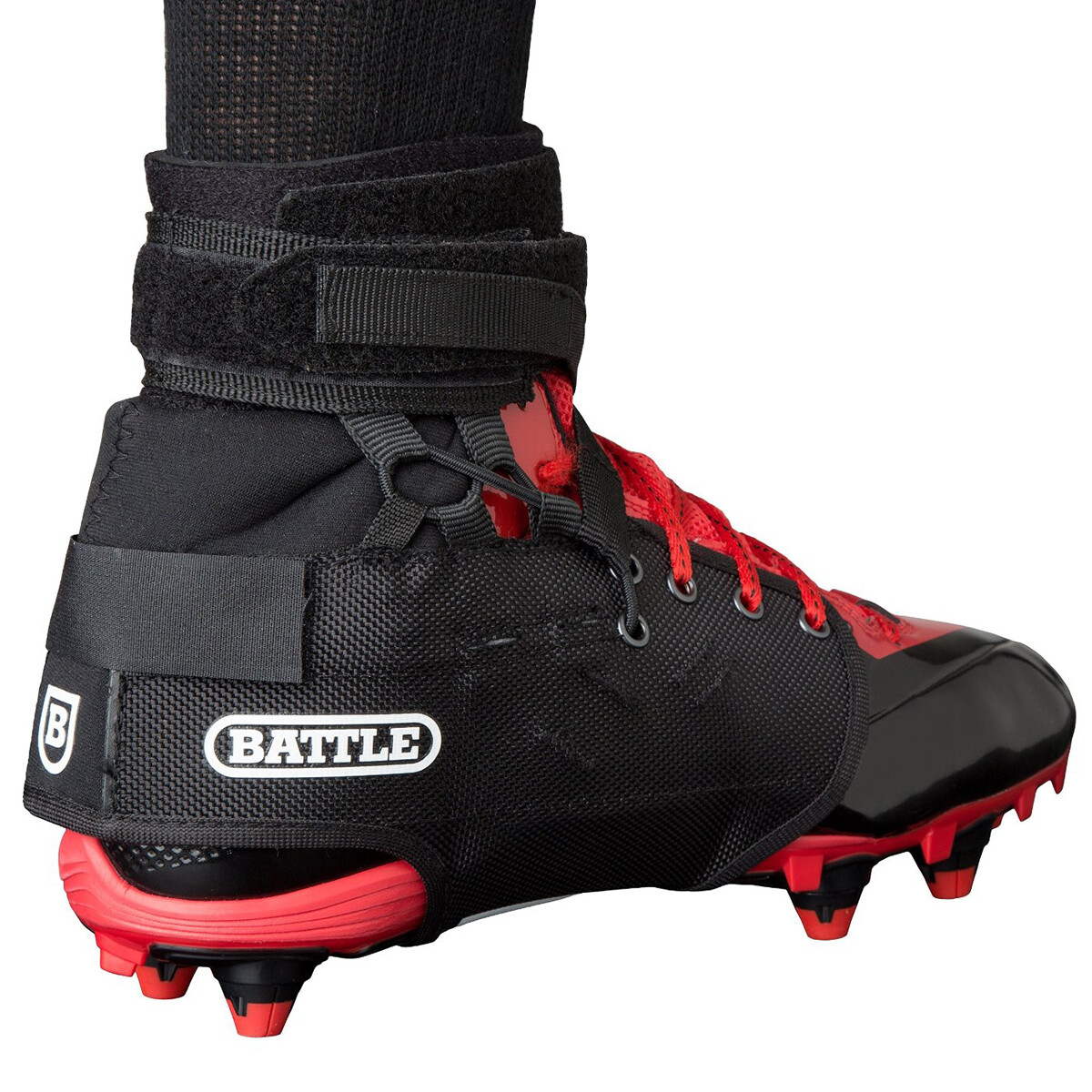 Battle Sports XFAST Over the Cleat Ankle Support System – Black