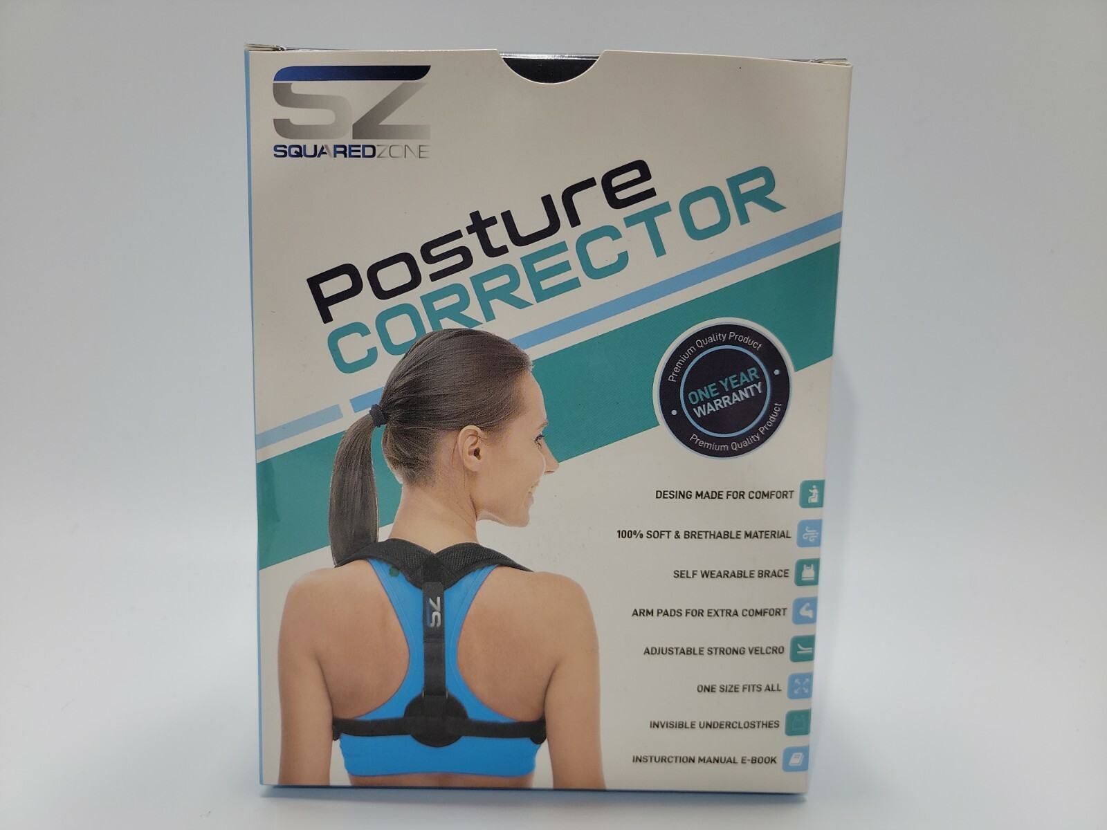Posture Corrector for Women & Men by Squaredzone.