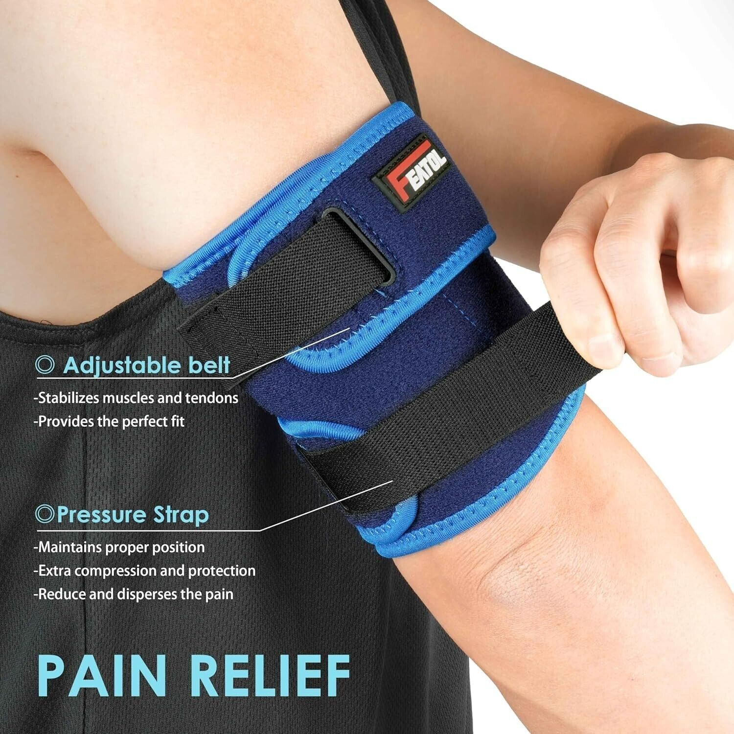 Bicep Tendonitis Brace Compression Sleeve Support, Upper Arm Brace Bicep OTH122
