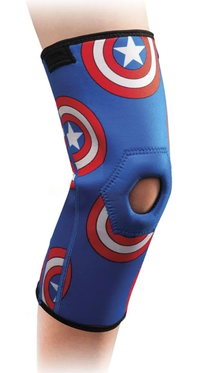 Youth Knee Brace kids DonJoy Marvel Avengers Knee Sleeve Strains $29.99