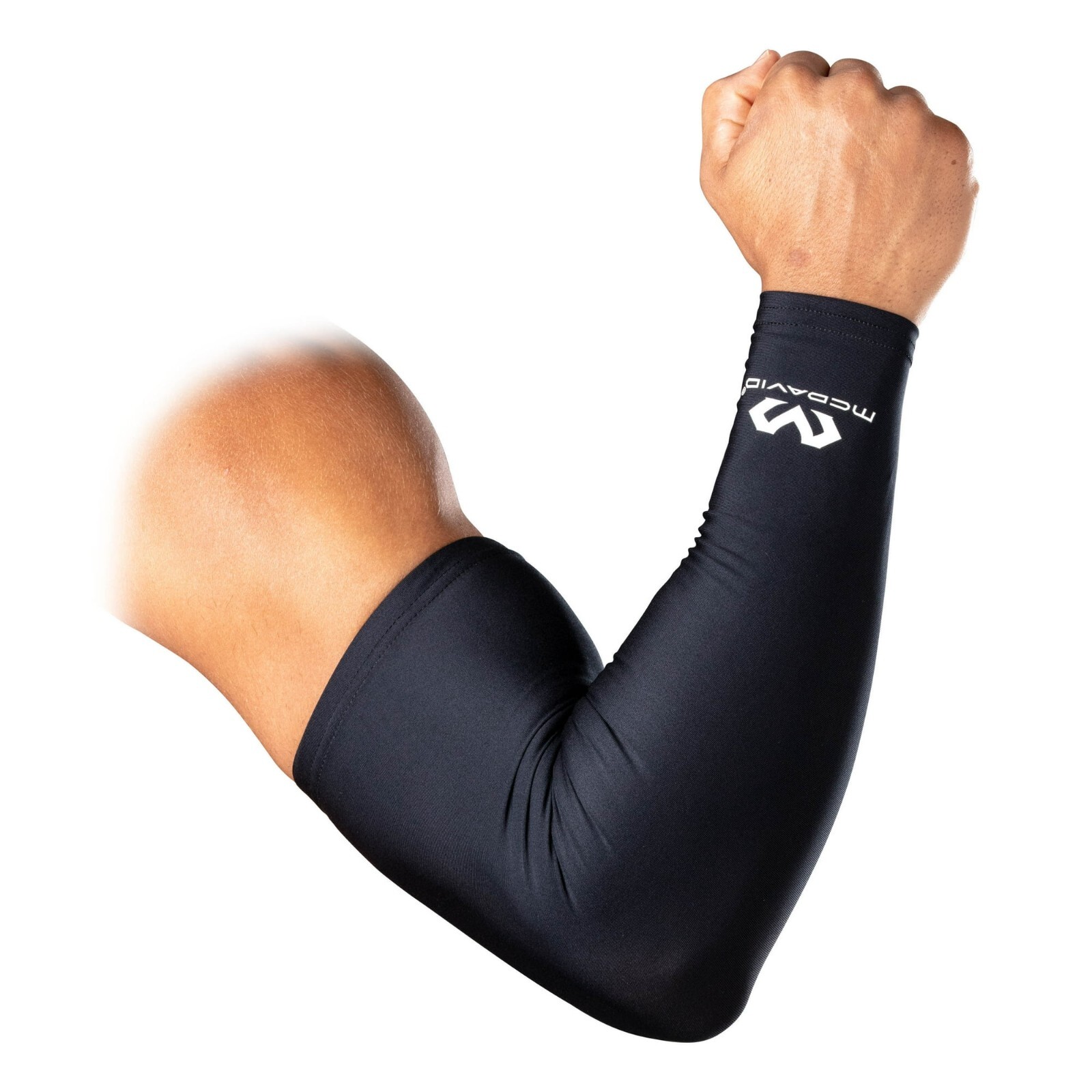 McDavid Sport Polyester Compression Arm Sleeve Pair Black, Adult S-M, New ✔️