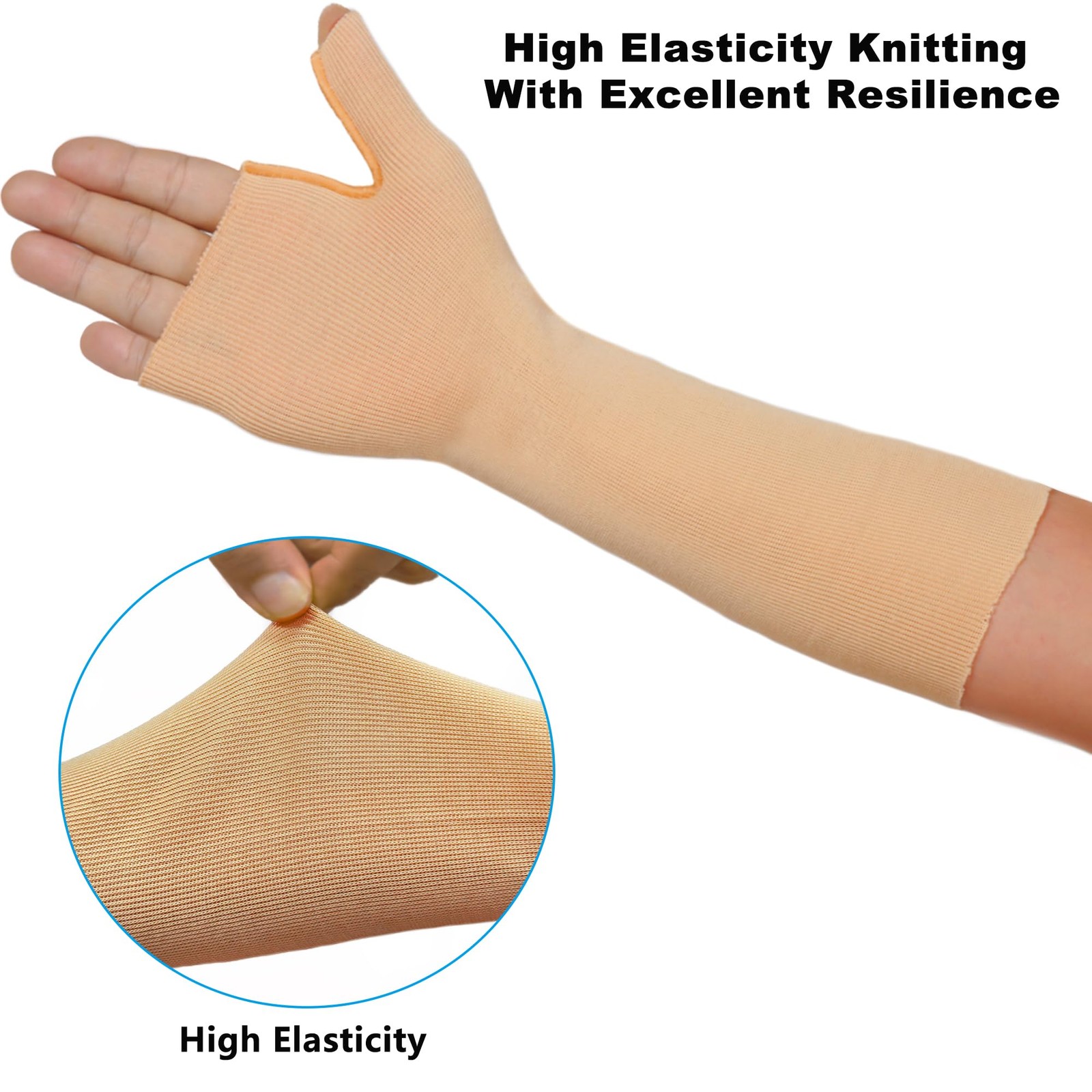 Hand Socks for Splint (Pack of 6),Elastic Stockinette Tubing,Wrist Brace with…