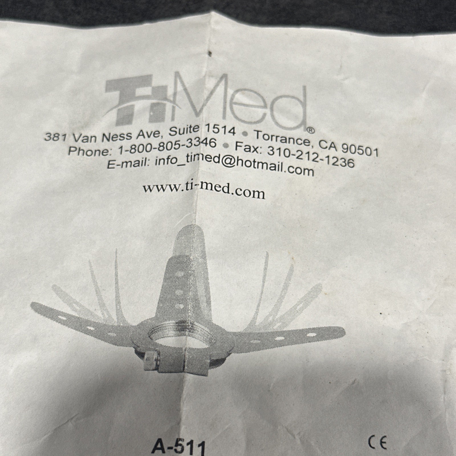 Timed flexible titanium 3 Prong rotating adapter Base