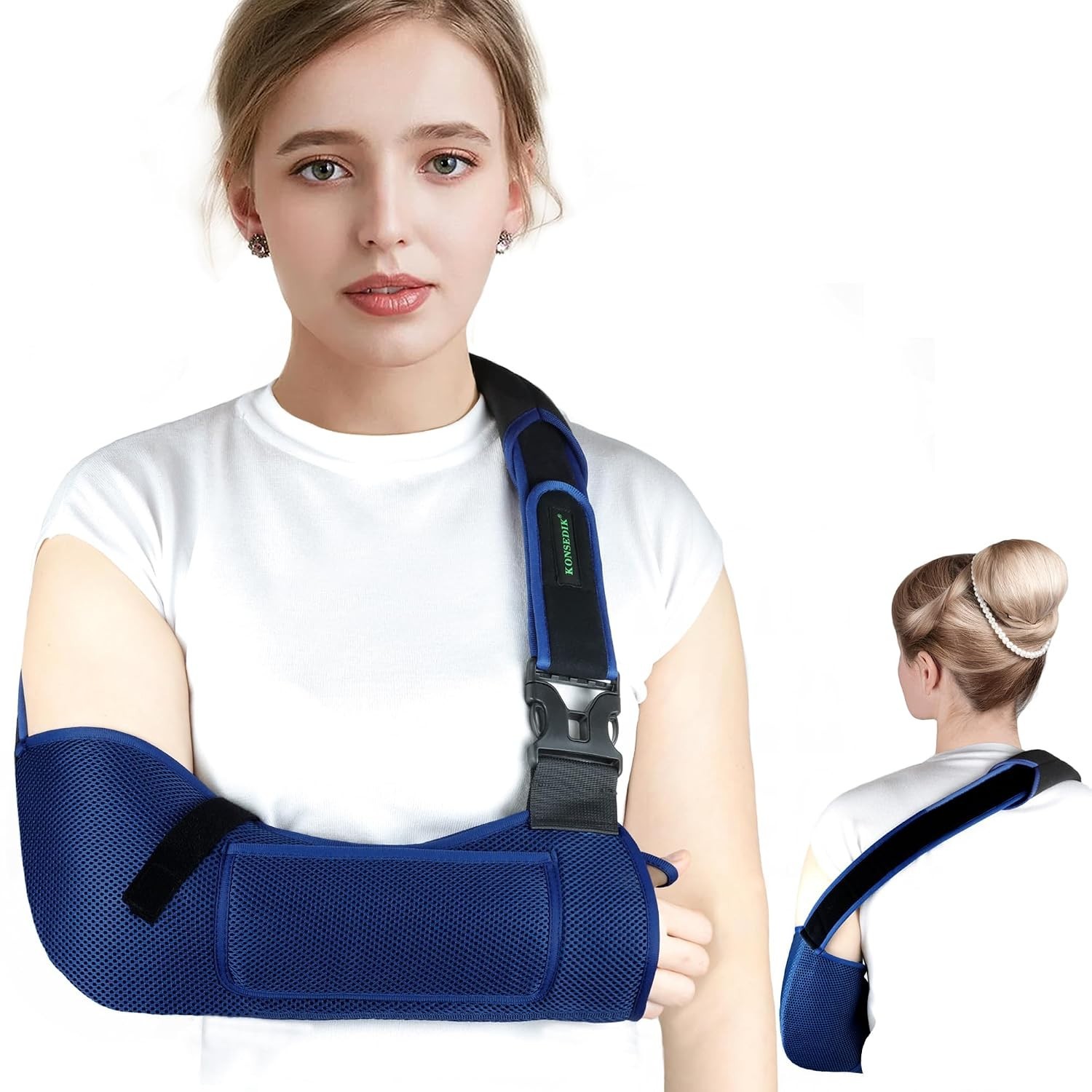 Adjustable Arm Sling – Lightweight Breathable Brace for Rotator Cuff Recovery