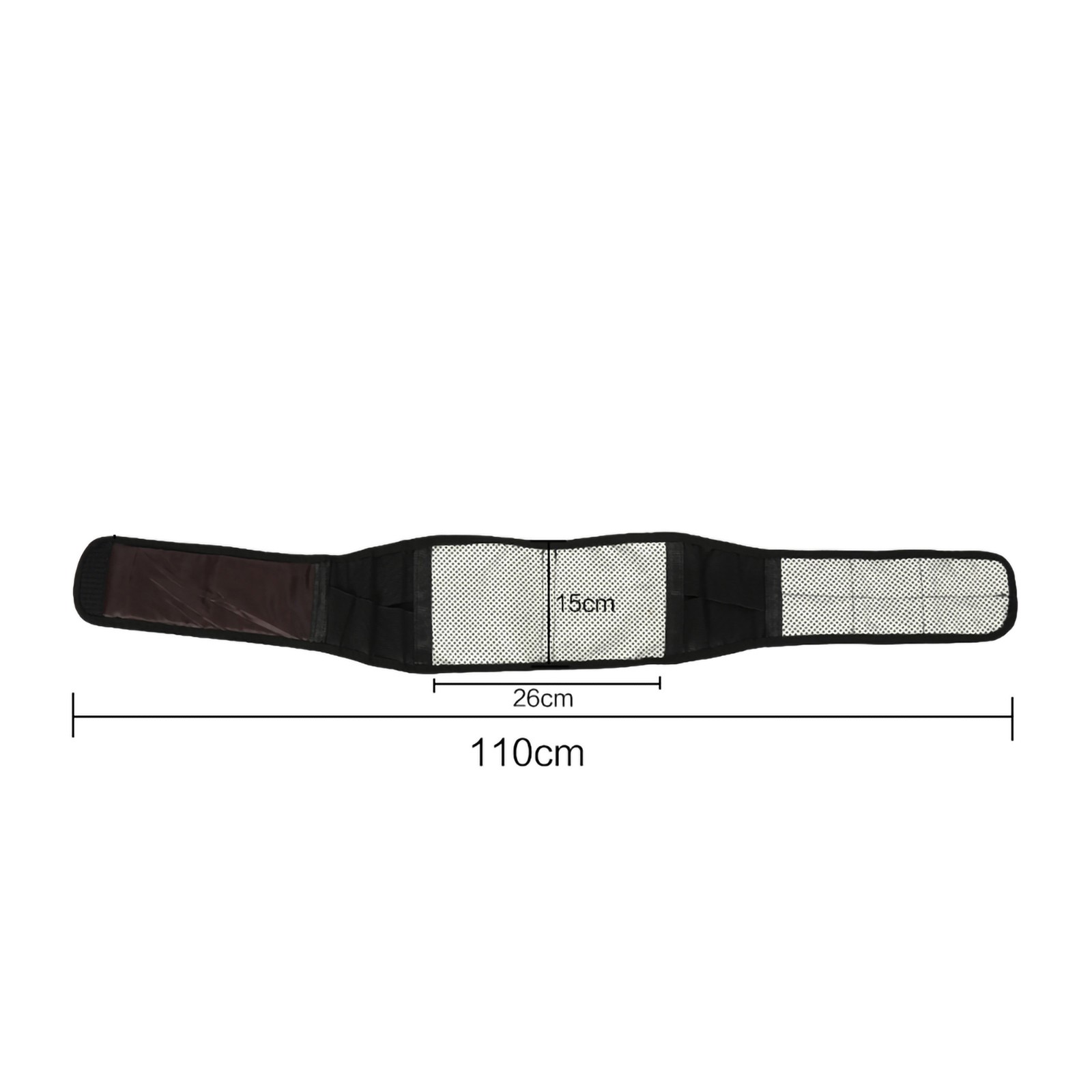 New Tourmaline Self Heating Magnetic Therapy Black Waist Protection Belt Lumbar