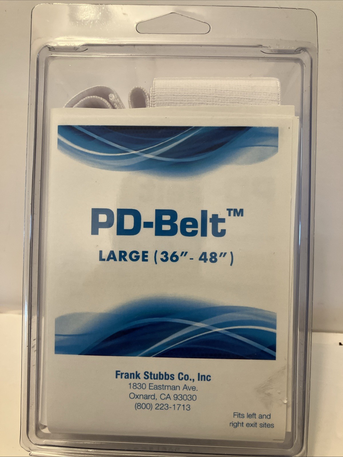 Peritoneal Dialysis Belt PD-Belt Large 36″ – 48″ by Frank Stubbs NEW
